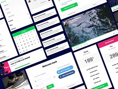 Free UI kit for sketch 3! app application download free freebie latvia osx player riga ui