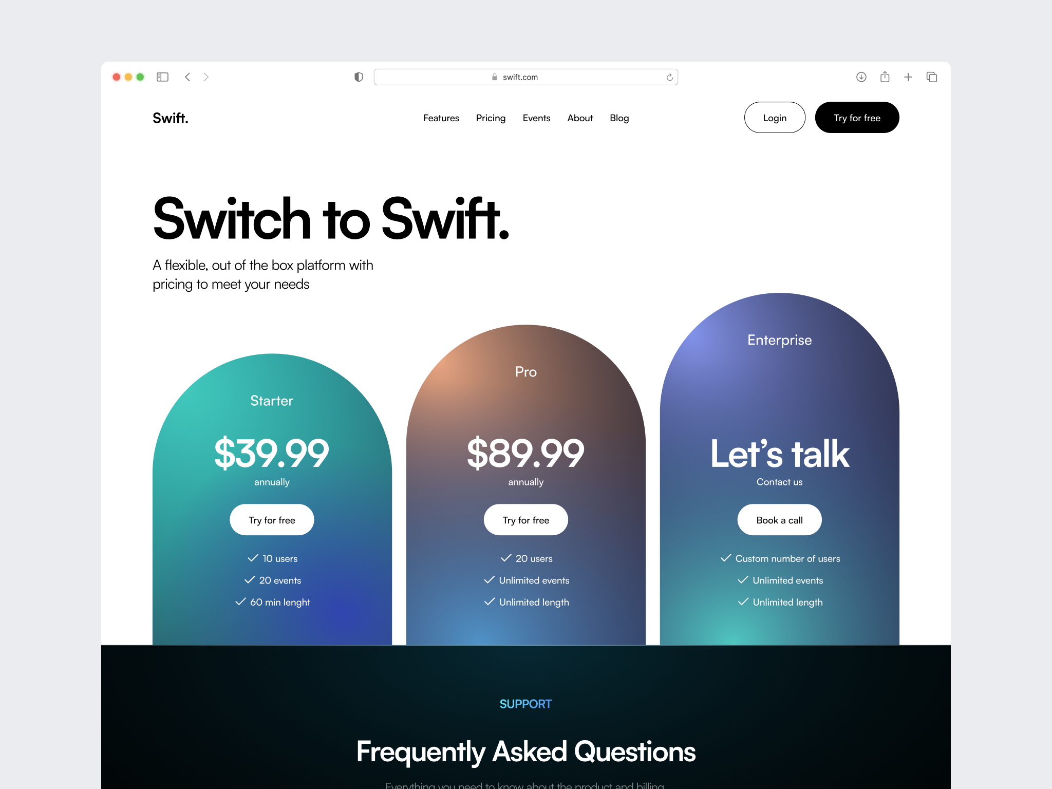 Example of Website Design
