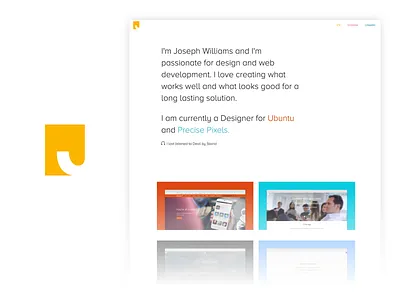 New portfolio basic clean design portfolio simple ui ux web