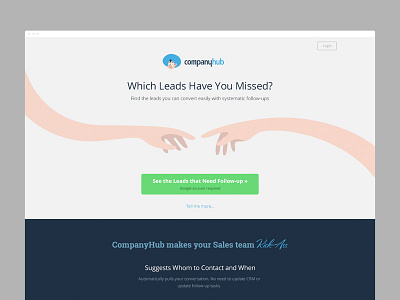 CompanyHub Homepage homepage illustration ui design web design