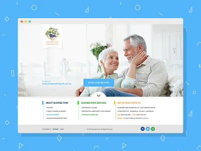 Quambie accessible clean large header old pension retirement