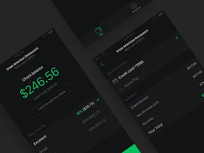 Basil - First Concept ales nesetril basil basil app bill details dak ios dark ui ios black ios dark ios payment pay with basil strv strvcom