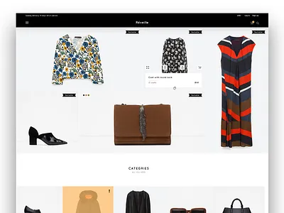 Reveille - eCommerce PSD Template kit psd shop theme