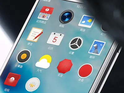 当Smartisan遇上了iPhone6 plus会是怎样？ android boerzhijia china flat icon ios iphone rom smartisan ui