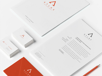 Atlas Partners Branding attorney brand branding business corporate design identity law law firm logo office stationary