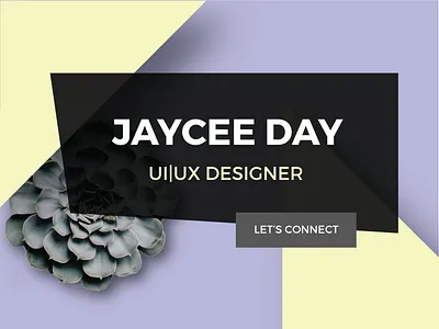 Portfolio Brainstorming plant portfolio purple ui uiux ux yellow