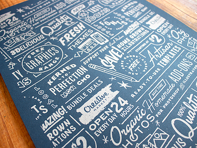 Poster Preview creative market farm pattern poster screen print