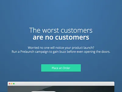 The Prelauncher Landing Page landing page marketing pre launch prelauncher prelaunchr startups