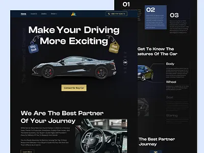 AK3- Car Show Up Website branding car car website car website design cars design home homepage landing page landing page design minimalism services typography ui ux web webdesign webdesigner webpage website