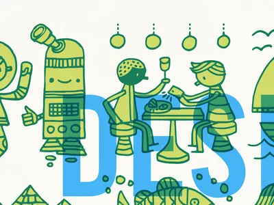 Design for People Everywhere illustration poster