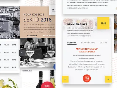 Bistro homepage preview bistro coffee design dinner food milkovone restaurant web web page wine