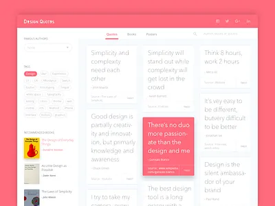 Design Quotes authors books branding design posters quotes share typo ui user ux website
