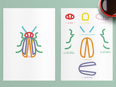 Kids love to eat insects design florent insects lenormand ui