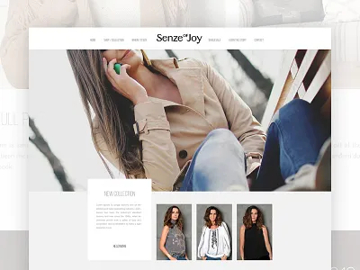Fashion site layout site ui ux web webdesign website