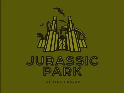 Jurassic Park Icon dinosaurs icon illustration jurassic park jurassic world movie universal
