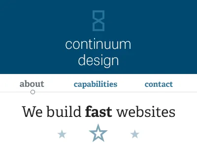 Continuum Design -- Mobile First #1 mobile first user interface