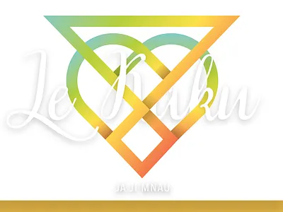 Le Kaku fun free fun gradients heart milkovone rainbow shape typo