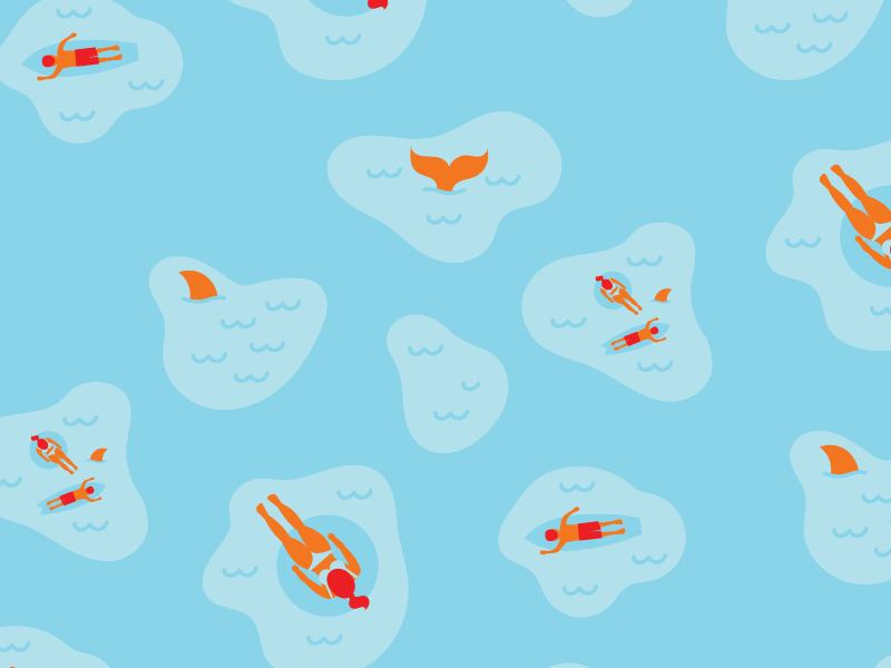 Decisions Decisions animals beach bears boobs cats faces forest hands illustration occult patterns sharks