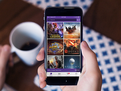 Twitch Redesign design ios sketch twitch twitch.tv ux