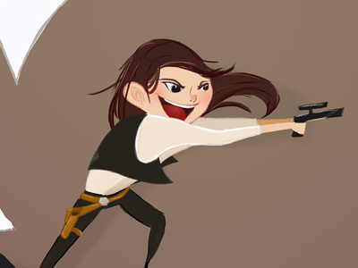 Gender swap Star Wars costume character character design digital art digital illustration digital painting drawing illustration