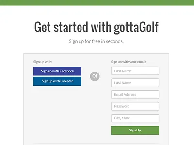 Sign Up Form 001 dailyui