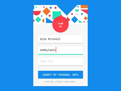 Daily UI 001 dailyui001