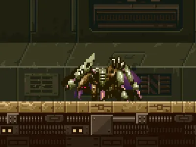 Spider indie game pixel art video game