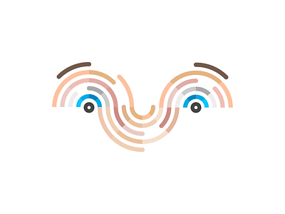 👀 abstract face illustration line