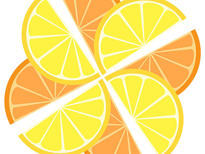 Citrus fruit illustration illustrator lemon orange vector