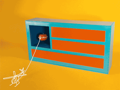 Ketchup to that Helicopter! animation c4d cel set tactile tomato toronto