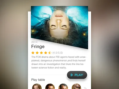 Day 002 TV PLay app play tv ui
