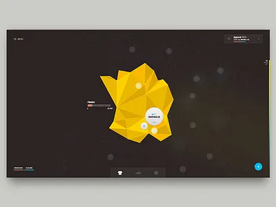 Mapview app flat graphic design lineart map mapview polygon ui ux