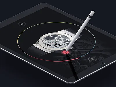 Watch color customizer apple pencil color customizer lstore luxury mockup pencil photoshop sketch tap touch watch