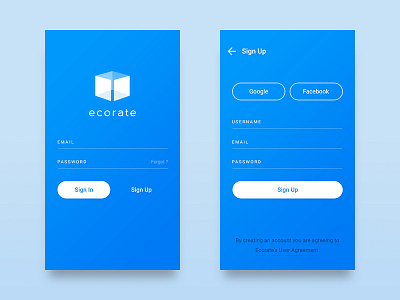 Daily UI 001 - Sign Up app daily ui dailyui sign up ui