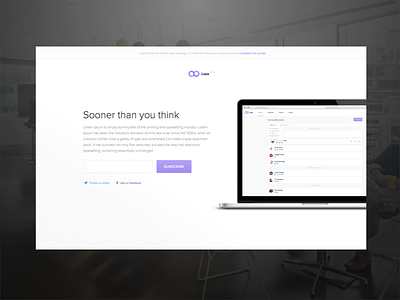 UI challenge - Landing page above the fold #003 003 dailyui free freebie landing page laps latvia riga ui ui page ux web
