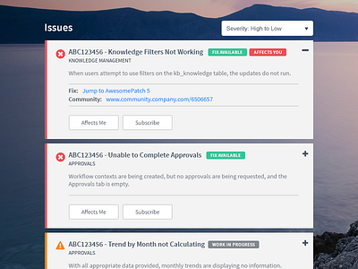 Issue Tracker bugs dashboard issue kpi problem report resolution tracker ui ux