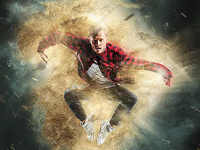SandDust Photoshop Action action dust face fear motion particles sand sand storm sanddust sandstorm storm wind