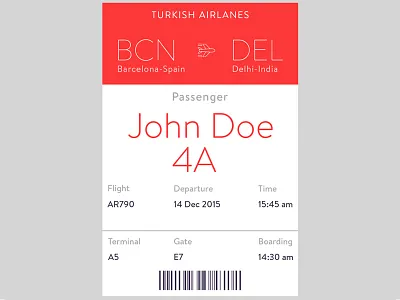 Boarding Pass airline boarding boarding pass flight passenger plane ticket ui