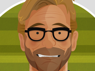 Jürgen Klopp art dortmund football germany jurgen klopp kloppo lfc liverpool manager postcards soccer