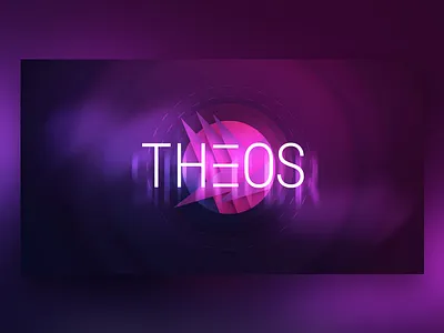Theos abstract design freebie game marketing pink promo sketch ui violet