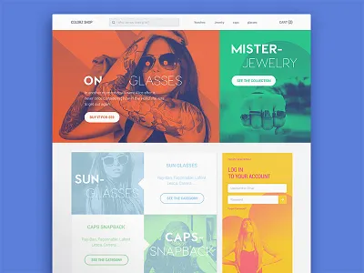 Colorz Shop - Spotify Guidelines accessory e commerce fashion shop spotify