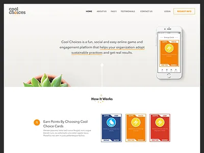 Online Game card game orange simple steps web white