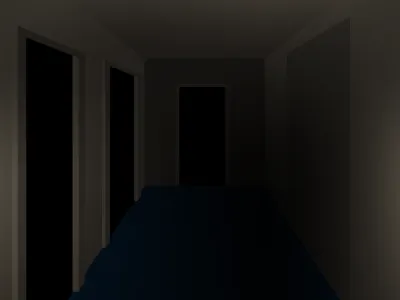 Dream Hallway dream illustration spooky vector