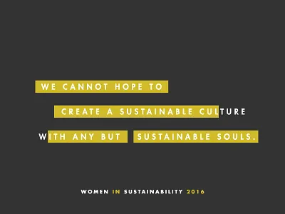 WIP Quote poster quote rough concepts sustainability typography