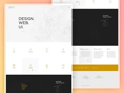 archive 2014 design footer icon landing news typography ui ux web