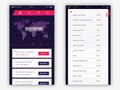 Time Fluid Manager - Section I app concept fluid manager time ui ux