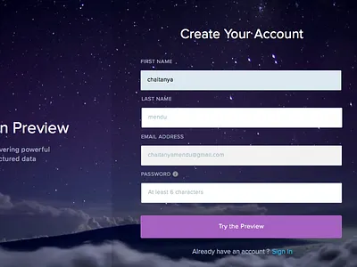 New User Registration Active State
