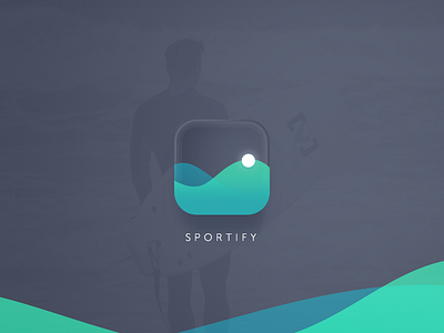 Day 05 - App Icon app dailyui fitness icon sport ui ux wave