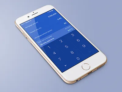 Daily UI: Day 4 - Calculator calculator dailyui ios iphone ui