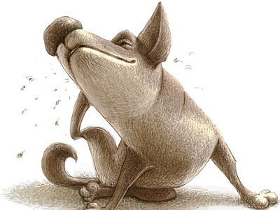 Dog character design dog illustration
